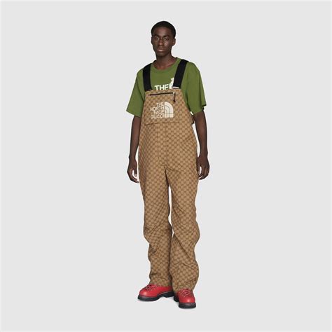 gucci x north face overalls|Gucci north face collection.